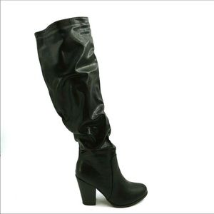 Chase + Chloe Womans High Heel Tall Knee High Boot